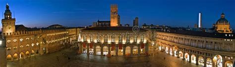 View Of Piazza Maggiore Bologna Stock Image Image Of Romagna