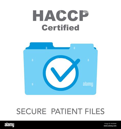 Haccp Hazard Analysis Critical Control Points Icon With Award Or Checkmark Stock Vector Image