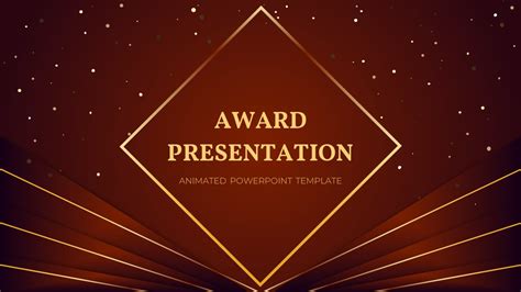 Awards Ceremony Powerpoint Template Free Printable Online