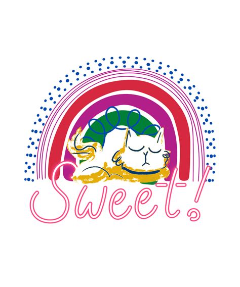 rainbow cat cat images pixabay