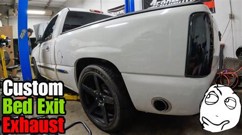 Turbo Silverado Gets Custom Bed Exit Exhaust It Sounds Pretty Good