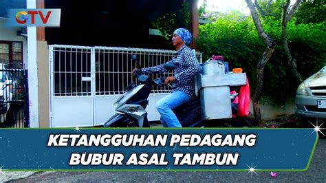 Sosok Tangguh Pedagang Bubur Asal Tambun Berangkat Jualan Pukul 4 Pagi