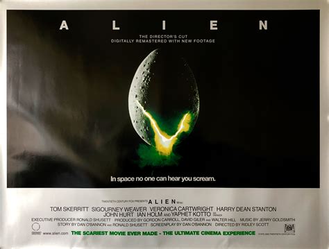 Original Alien Movie Poster - Ridley Scott - Sigourney Weaver