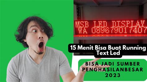 Tutorial Cara Merakit Membuat Running Text Sendiri Dengan Panel P