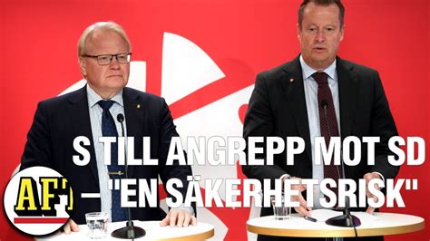 Socialdemokraterna Till Angrepp Mot Sverigedemokraterna En