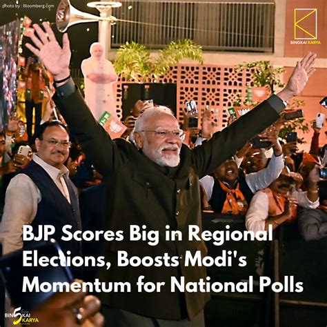 Bjp Scores Big In Regional Elections Boosts Modi S Momentum For