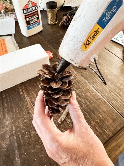 Rustic Pinecone Christmas Tree Centerpiece Budget Friendly Craft