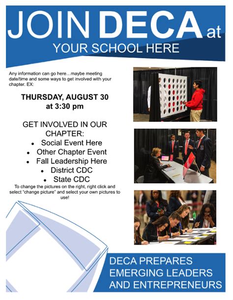 Editable Recruitment And Promotion Resources — Texas Deca