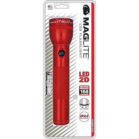 Maglite ML50L LED 2 Cell C Flashlight Red Amazon