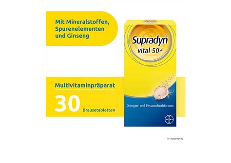 Supradyn Vital 50 Brausetabletten Revitalisiert Im Alter