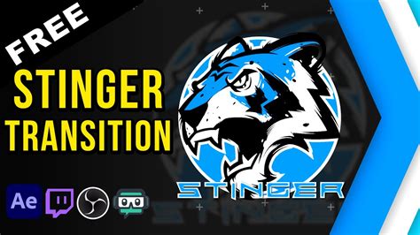 Free Stinger Transition Template With Your Logo After Effects Webm