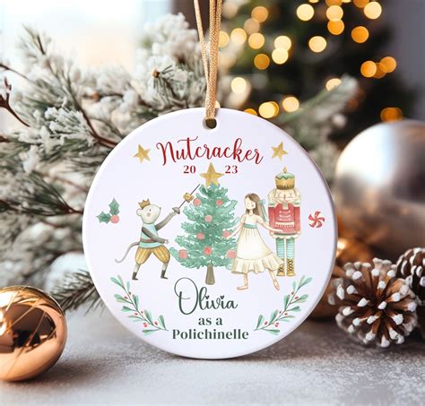 Nutcracker Ornament Personalized Nutcracker Name And Role Ornament