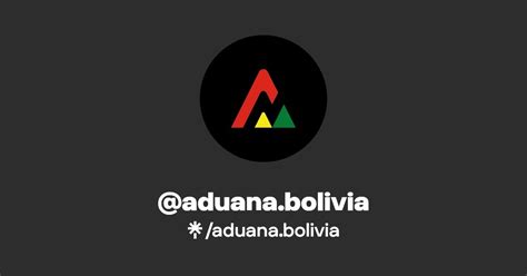 Aduana Bolivia Twitter Instagram Facebook Tiktok Linktree