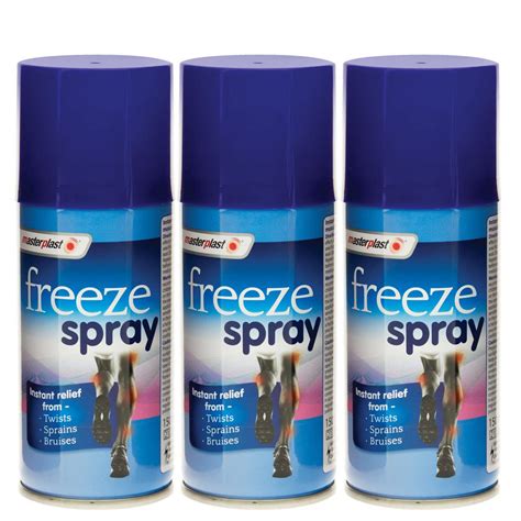 Masterplast Freeze Sprays Aerosol Muscle Pain Injury Treatment 150ml X