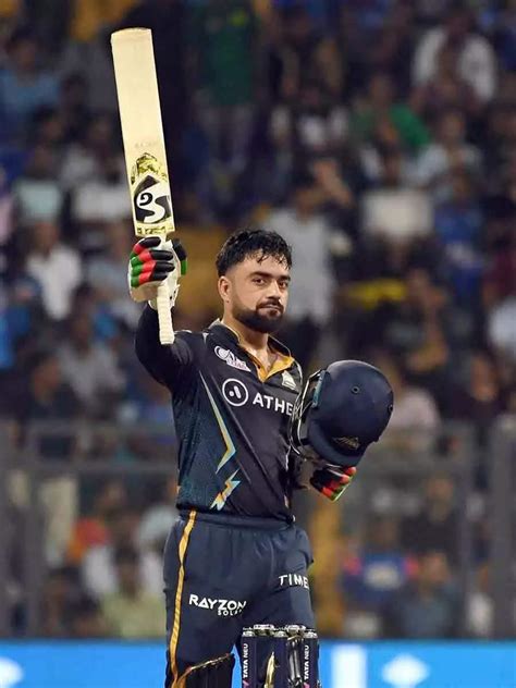 IPL 2023 Rashid Khan S Six Hitting Spree Against MI Times Of India