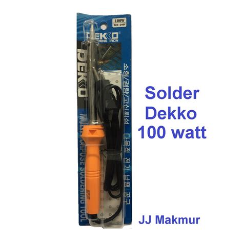 Jual Solder Dekko 100w Original Soldering Timah Iron Deko 100watt 100