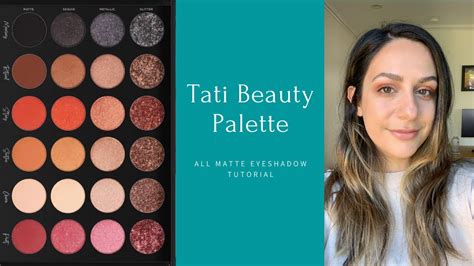 Tati Beauty Palette All Matte Eyeshadow Tutorial YouTube