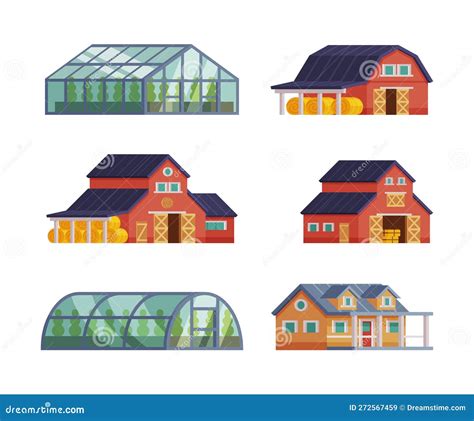 Greenhouse Vector Outline Icon Vector Illustration Greenhouse On White Background Isolated