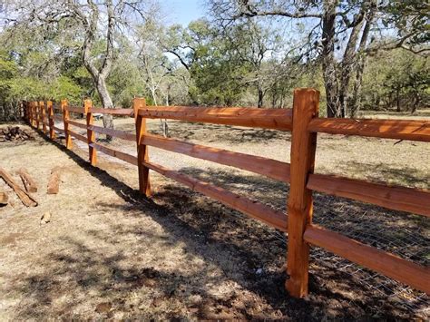 Cedar Split Rail Fence Pictures Cedar Fencing Austin Tx Sierra