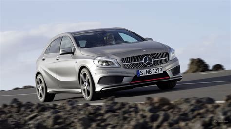 Silver Mercedes Benz Sedan Mercedes A Class Mercedes Benz Car