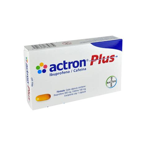 Actron Plus 400100 Mg C10 Caps Farmacia Telefónica