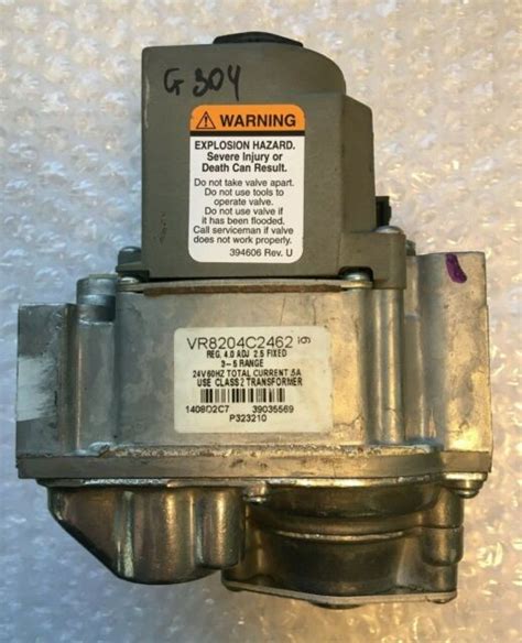 Honeywell Furnace Gas Valve VR8204C2462 P323210 Used FREE Shipping