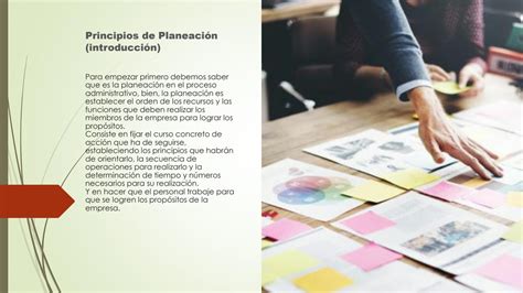 SOLUTION Principios de la planeación presentación Studypool