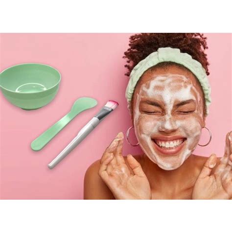 Kit Skin Care Para M Scaras De Argila Diy Cuidados Faciais Cuidados