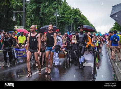 Berlin Mitte Nd July Christopher Street Day Csd Gay Pride Parade Demonstration
