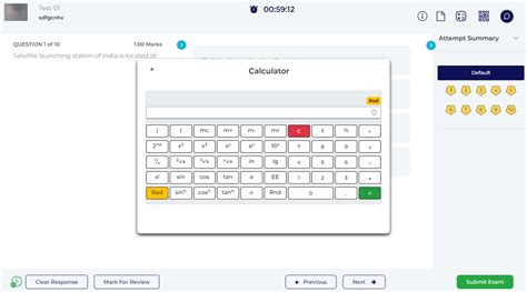 How to navigate through the exam portal 