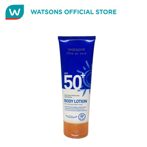 Watsons Very High Protection Sunscreen Body Lotion Spf 50 100ml Shopee Philippines