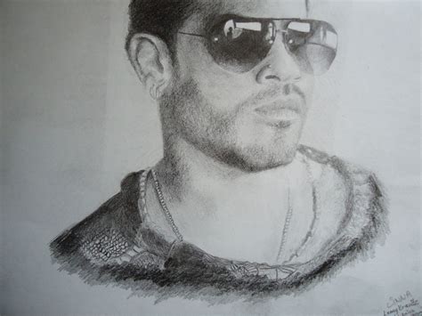 Drawing: Lenny Kravitz-Cinna by crazyemm on DeviantArt