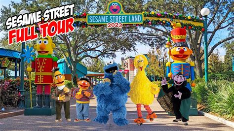 Sesame Street Land Full Walkthrough At SeaWorld Orlando Jan 2023 4K