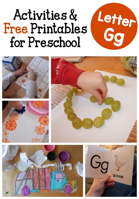 Letter G Activities for Preschool (a peek at our week!) - The Measured Mom