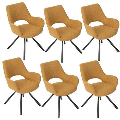 Meubles Cosy Lot De Chaises De Salle Manger Avec Accoudoirs En