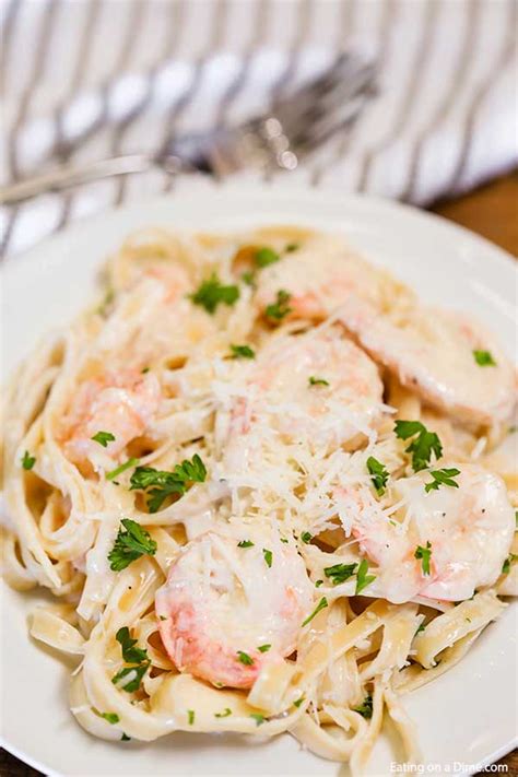 Easy Shrimp Alfredo The Best Garlic Shrimp Alfredo