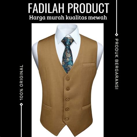 Jual Vest Formal Rompi Setelan Dalaman Jas Pria Shopee Indonesia