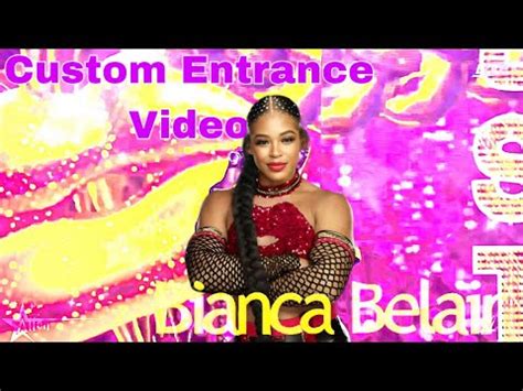 Bianca Belair Custom Entrance Video Titantron 2023 YouTube