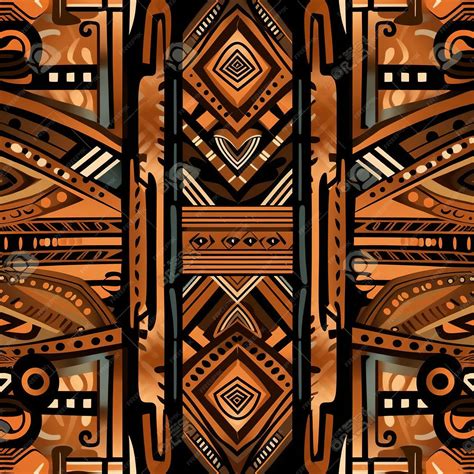 Premium AI Image | African Ethnic pattern