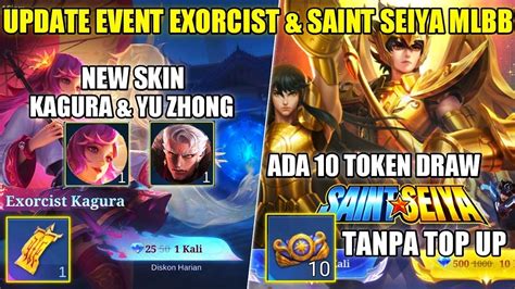 UPDATE EVENT URBAN EXORCIST SAINT SEIYA MLBB NEW SKIN EXORCIST