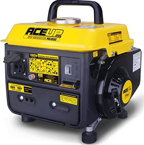 Portable Generator Aceup Energy 1000 Watt Gas Generator For Home Use