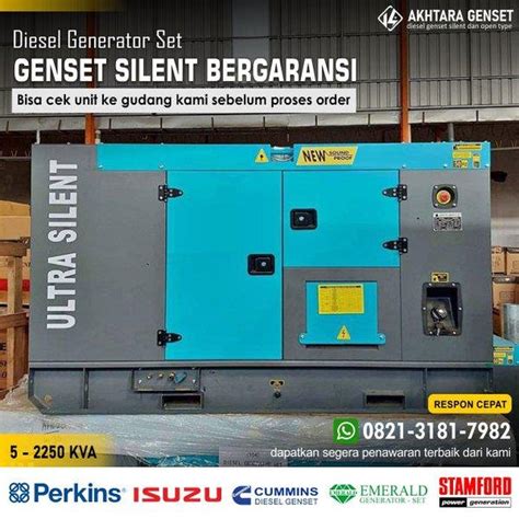 Jual Genset Murah Cummins Kva Stamford Jual Genset