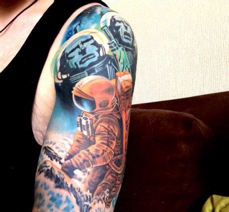 50 Breathtaking Space Tattoos With Pictures Ideas