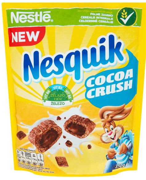 NEW NESTLE CEREALS 350G LION NESQUIK CINIMINIS COCOA FILLING