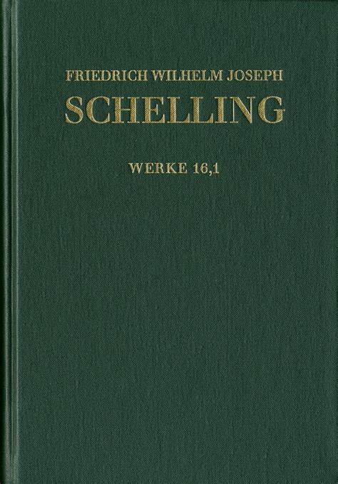 Schelling F Friedrich Wilhelm Joseph Schelling Historisch Von