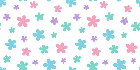 Colorful floral vector background, seamless pattern 16182025 Vector Art ...