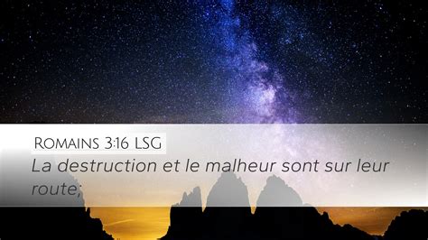 Romains Lsg Desktop Wallpaper La Destruction Et Le Malheur Sont