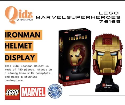 Lego Marvel Superheroes Marvel Iron Man Helmet Hobbies Toys