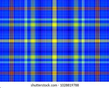 Traditional Scottish Checkered Tartan Fabric Texture Stock Vector