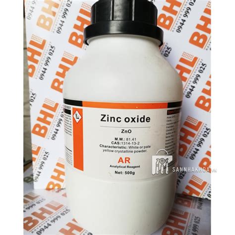 Mua Zno Zinc Oxide Xylong Kẽm Oxit Lọ 500g Cas 1314 13 2 ️ Giá Rẻ Nhất【freeship】